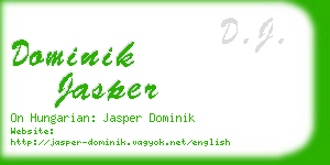 dominik jasper business card